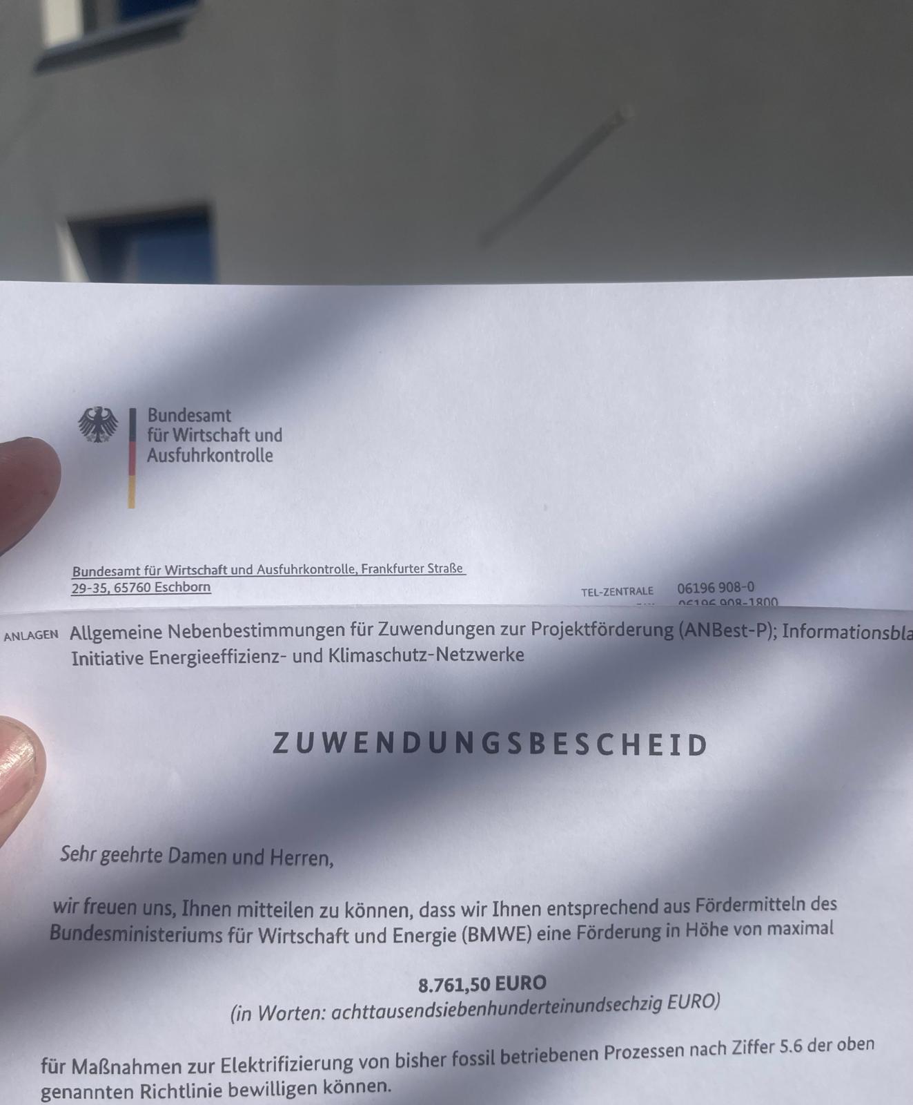 Förderung
