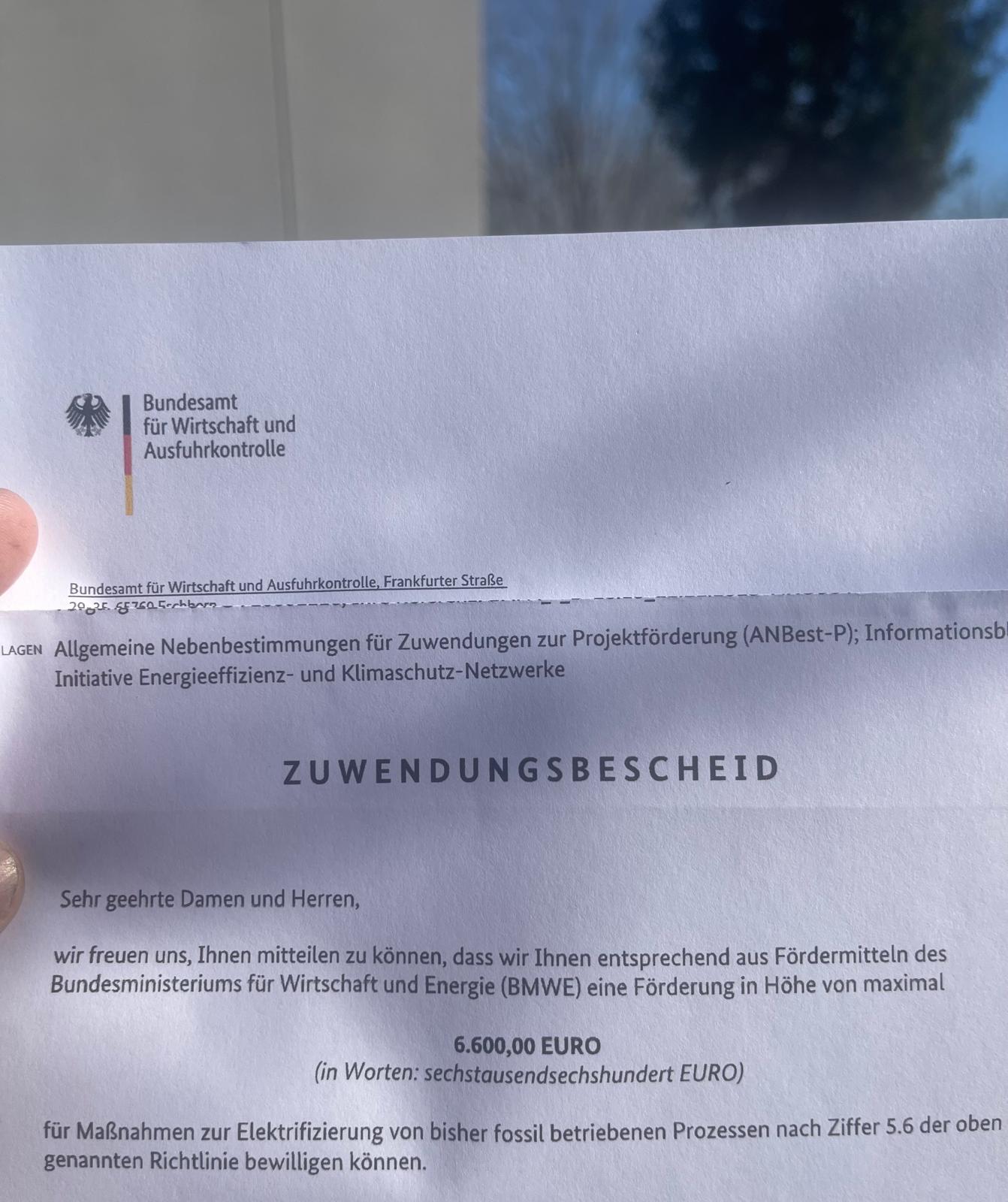 Förderung